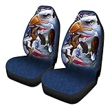 NU TRENDZ Car Seat Cover Set (Front Pair) (Free to Fly)