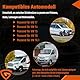 GEARMONSTER Upgrade Mittelkonsole mit 7 Farben LED-Leuchten und USB Aufladestation Kompatibel mit VW T4 T5 T6 T7 T6.1 2003-2019, Acrylplatte Armlehne Aufbewahrungsbox Schwarz Glanz Leder Zubehör