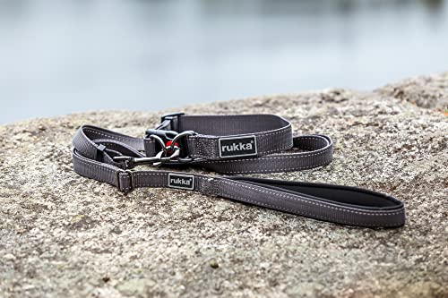 Rukka Pets Hundehalsband, verstellbar, Größe XS, Rauchgrau