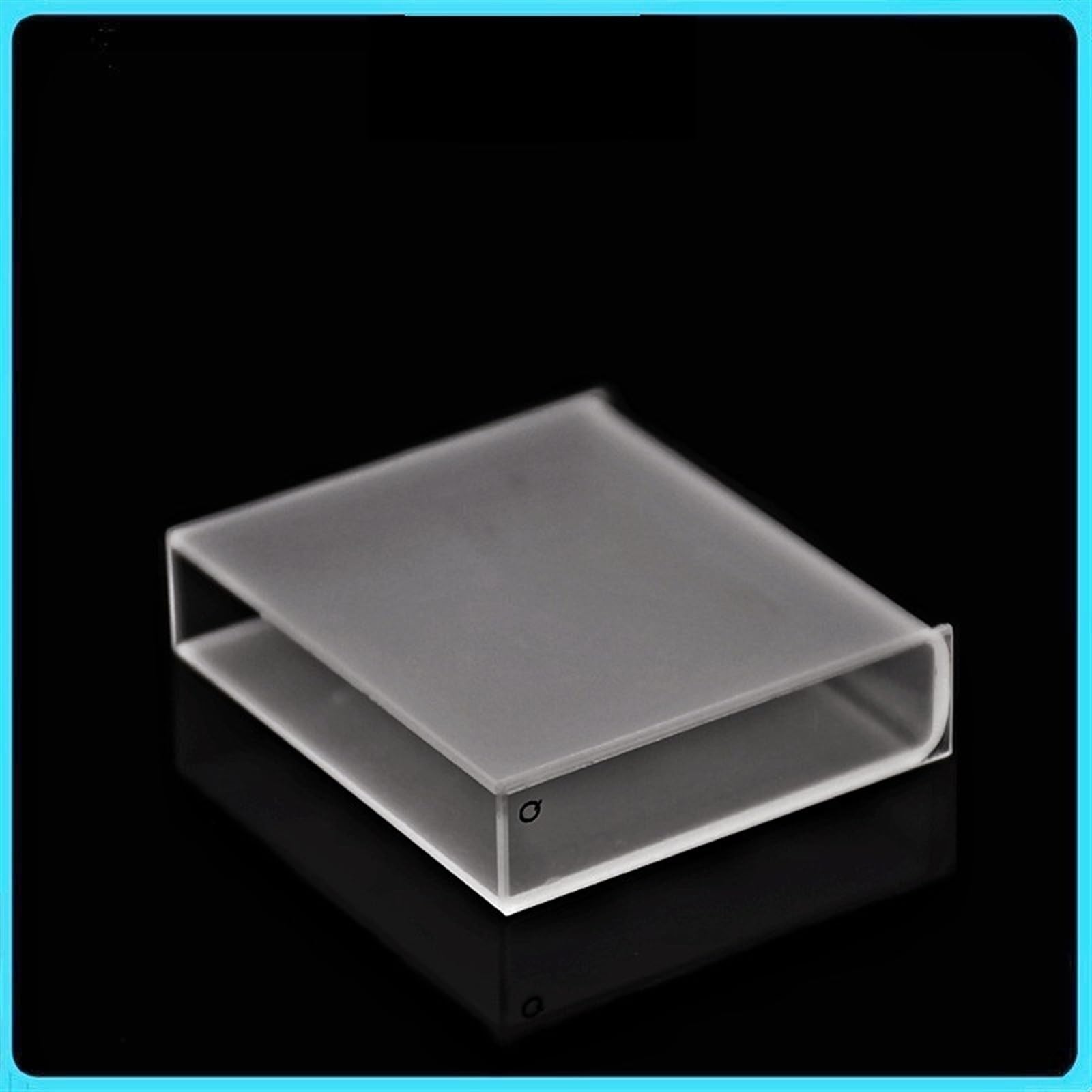Célula de muestra líquida, Celdas de absorción de cuarzo de 50 mm, cubeta de cuarzo de 17,5 ml for espectrofotómetro, resistentes a ácidos y álcalis, paquete de 2