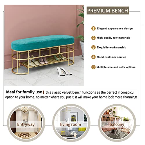 Solution de rangement chic pour entrée étroite avec assise velours intégrée