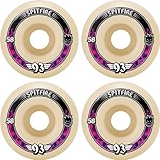 Spitfire Wheels Formula Four Radial Natural Skateboard Wheels - 58mm 93a (Set of 4)