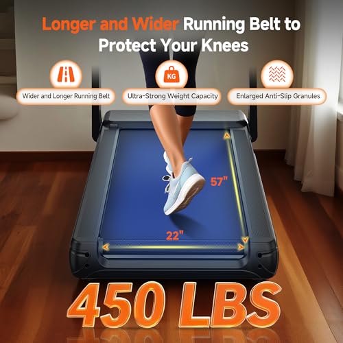 Image of GYMOST Treadmills for Home with Incline 15%, Treadmill for Walking Running with 3.5 HP Quiet Brushless, LED Display, 450 LBS Weight Capacity