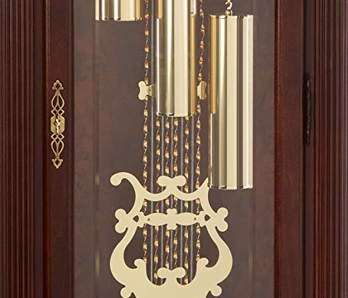 Howard Miller Langston Grandfather Clock 611-017 – Windsor Cherry with Single-Chime Movement - Thumbnail 4