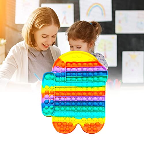 Gtytrxi Sensorische Fidget speelgoed, Push Bubble Sensory Toy Autisme speciale behoeften Stress Toy Silicone Squeezing… - Image 6