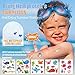 Hearprotek 2 Pairs Swimming Ear Plugs for Kids, Soft Reusable Water earplugs for Kids Swimming Bathing and Other Water Sports