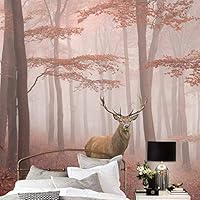 Wall Mural Animals Removable Self-Adhesive Wallpaper Wall Decoration for Bedroom Living Room - 66x96 inches