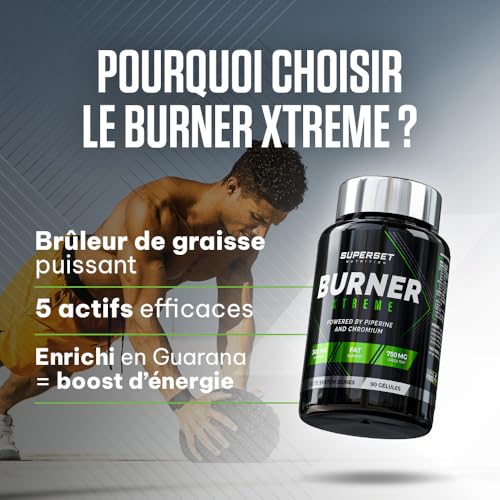 Superset Nutrition | Burner Xtreme (90 Caps) | Brûleurs de Graisse | Brûleur de graisses pour booster ta sèche – Image 3