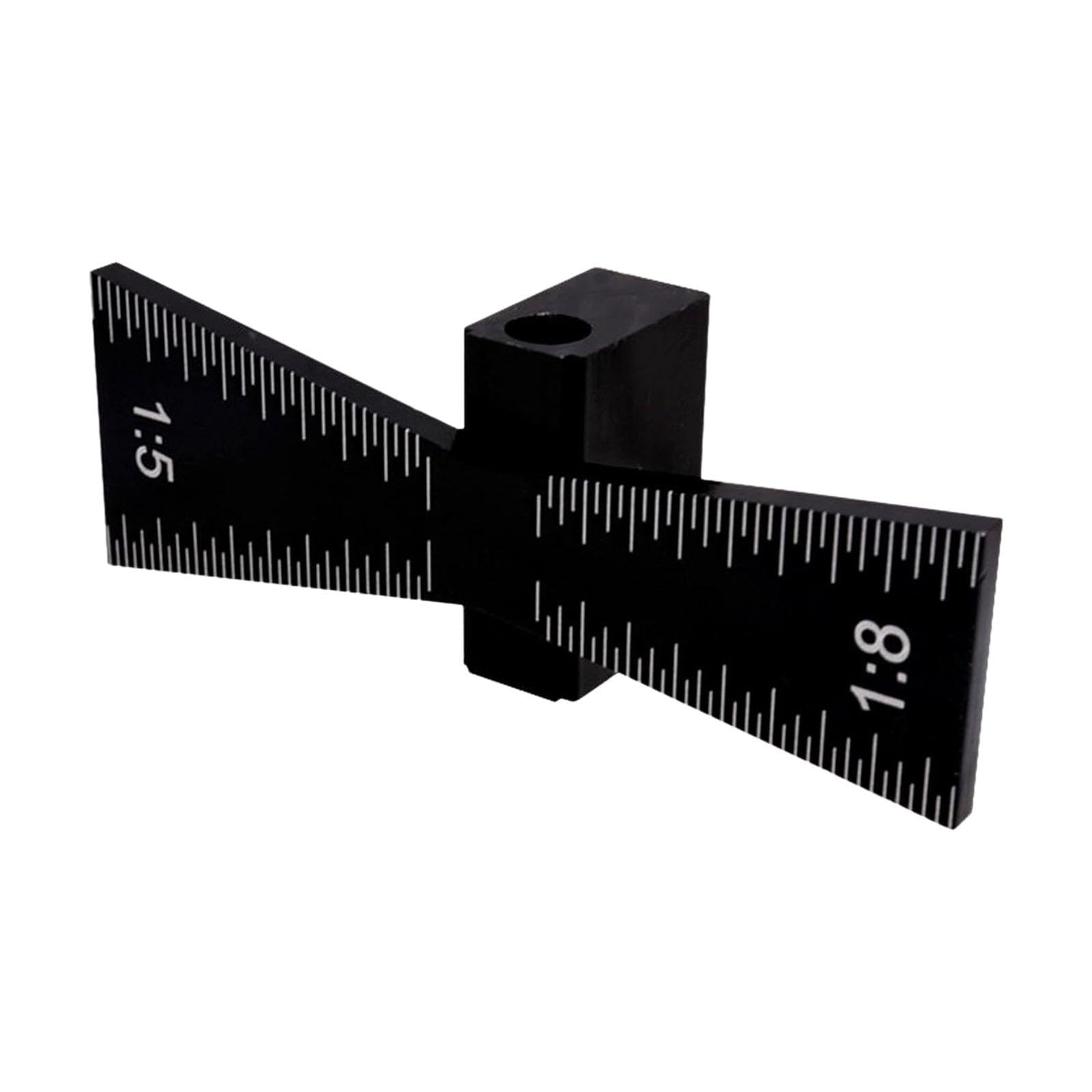 Neaxgeandx Black Dovetail Marking Jig Dovetail Guide Tool Aluminum Dovetail Marking Template