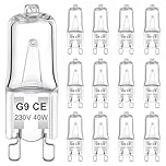 AUZOSL G9 Halogen Bulbs 40W - Bright Light Bulbs (Pack of 12) - Energy Efficient Replacement - Long-Lasting Lighting Solution