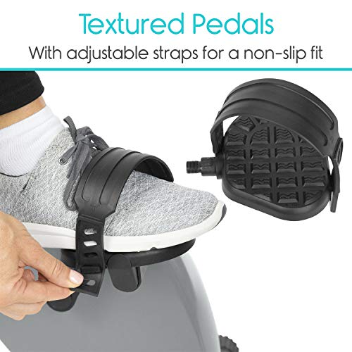 Vive Stationary Bike (App Included) - Upright X Exercise Cycle Machine - Foldable Magnetic Resistance Home Cycling Equipment - Indoor Cardio Workout For Men, Women, Elderly - Digital Display Trainer - Home Fitness Guru Vive Stationary Bike (App Included) - Upright X Exercise Cycle Machine - Foldable Magnetic Resistance Home Cycling Equipment - Indoor Cardio Workout For Men, Women, Elderly - Digital Display Trainer - Image 9