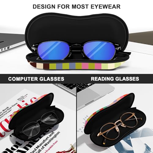 Image of Sunglasses Soft Case, Ultra Light Portable Neoprene Zipper Glasses Case for Men Women