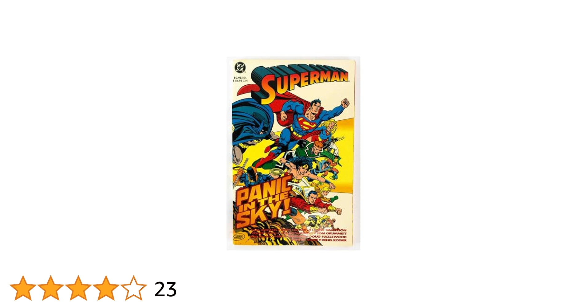 アメコミ・英語　スーパマン　SUPERMAN: PANIC IN THE SKY Superman: Panic in the Sky (New Edition): Jurgens, Dan