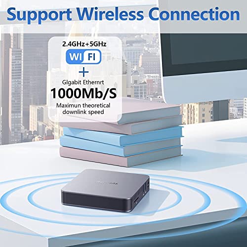 AEROFARA Mini PC Aero 2 Pro Desktop Computers with Intel 11th Celeron N5105 Processor 8GB RAM 256GB SSD,4K UHD Graphics,USB3.0, HDMI Support W11 Pro image_3