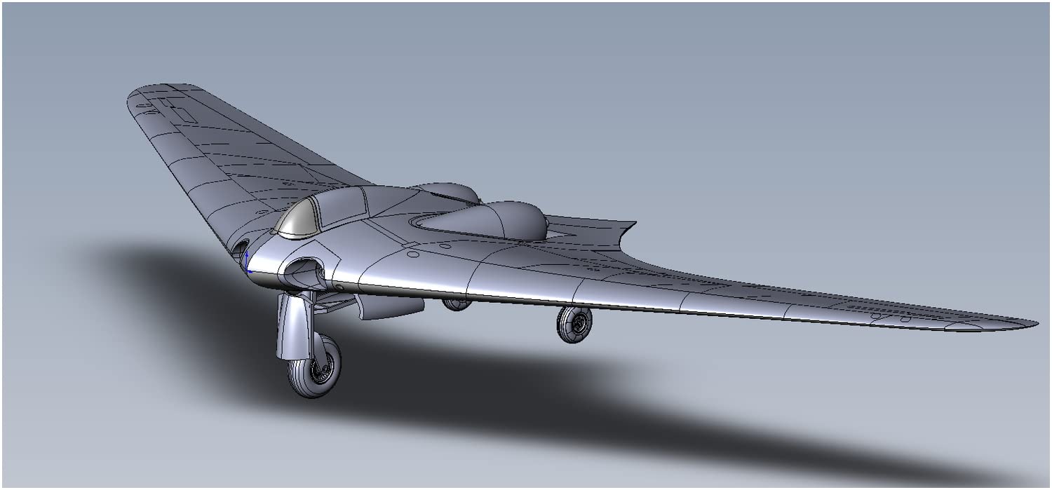 Amazon | ミクロミル 1/72 ドイツ空軍 ホルテン H-9 V1 BMW 003