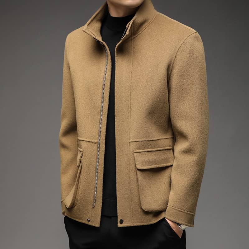 ジャケット・アウター Y's for men, 02FW TWEED ZIP UP COAT Amazon.com: YMGSCC Men's Autumn and Winter Solid Color Jacket