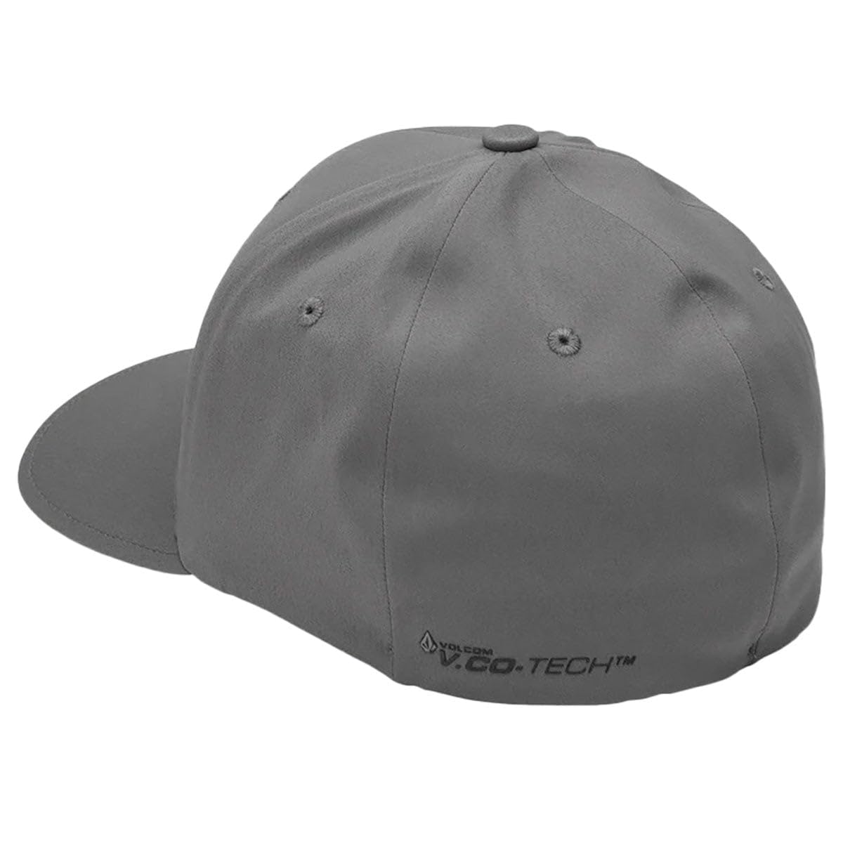 Volcom Stone Tech Delta Hat - Flexfit Stretch Water Repellent - Chapeau d'extérieur léger - Étain - S/M