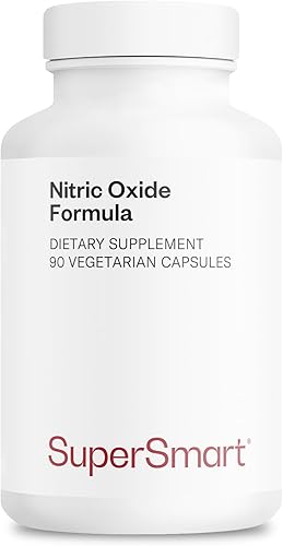Supersmart - Fórmula de óxido nítrico (fórmula avanzada) - con L-citrulina malato, L-arginina AAKG, Vinitrox - Suplemento de óxido nítrico para