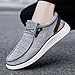 Yytlch Mens Loafers Walking Slip on Boat Shoes Running Tennis Athletic Sneakers Workout Sports Gym Fashion Classcial Non Slip Sneakers Casual Comfortable Shoes Leisure Vintage Flat Light Grey US 9.5