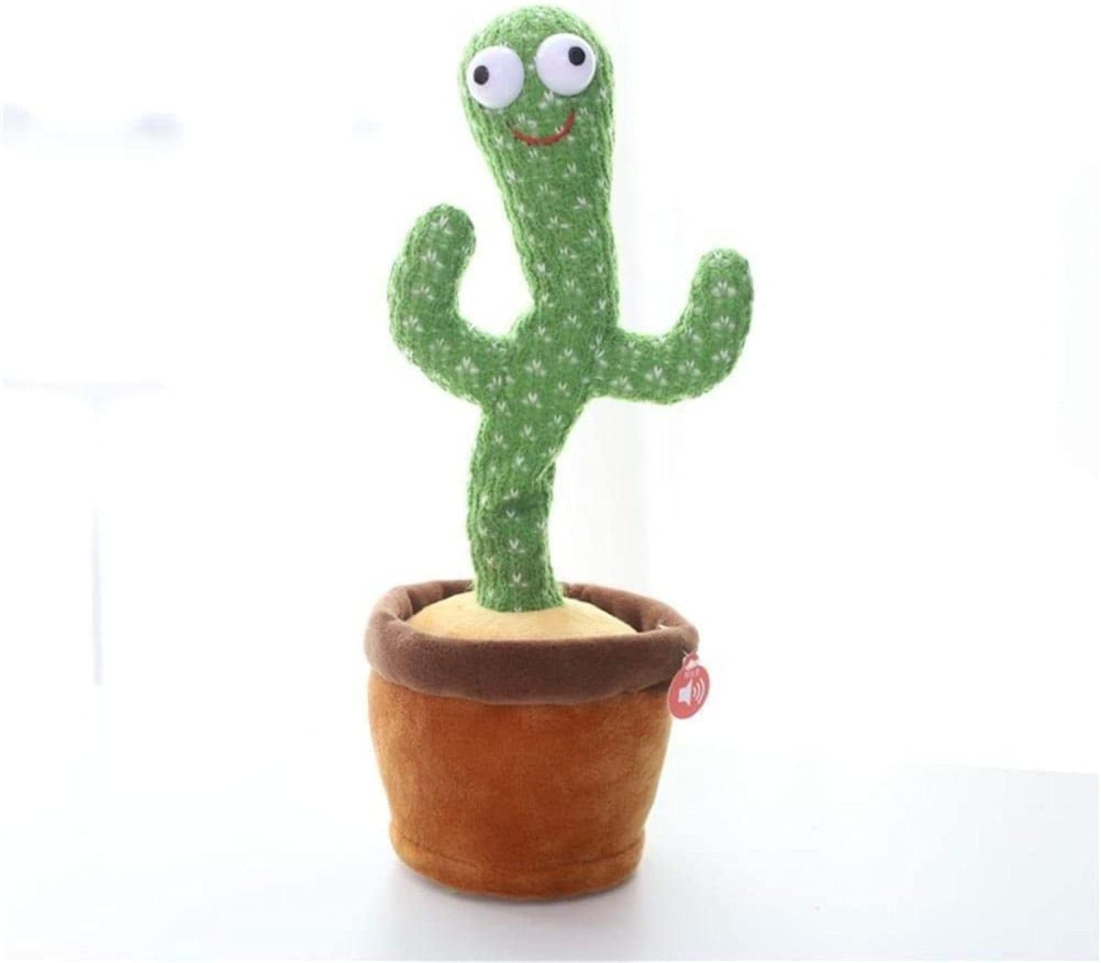 Amazon.co.jp: 可動人形踊りサボテン型ぬいぐるみ、電子振とうサボテン