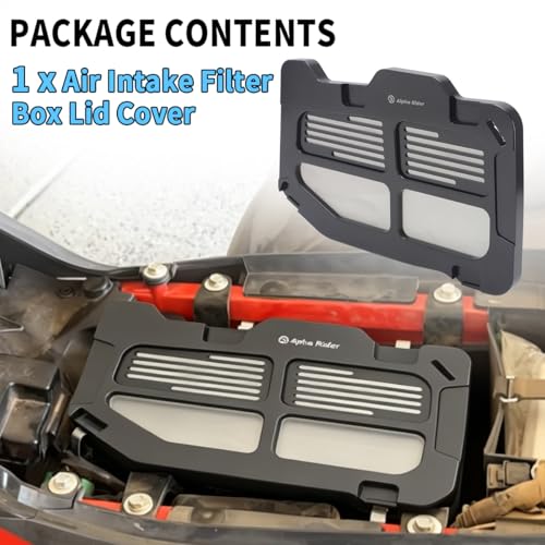 Image of Motoparty Air Intake Filter Box Lid Cover for Yamaha YFM700 Raptor 2006-2021, YFM700R & YFM700R SE 2013-2021