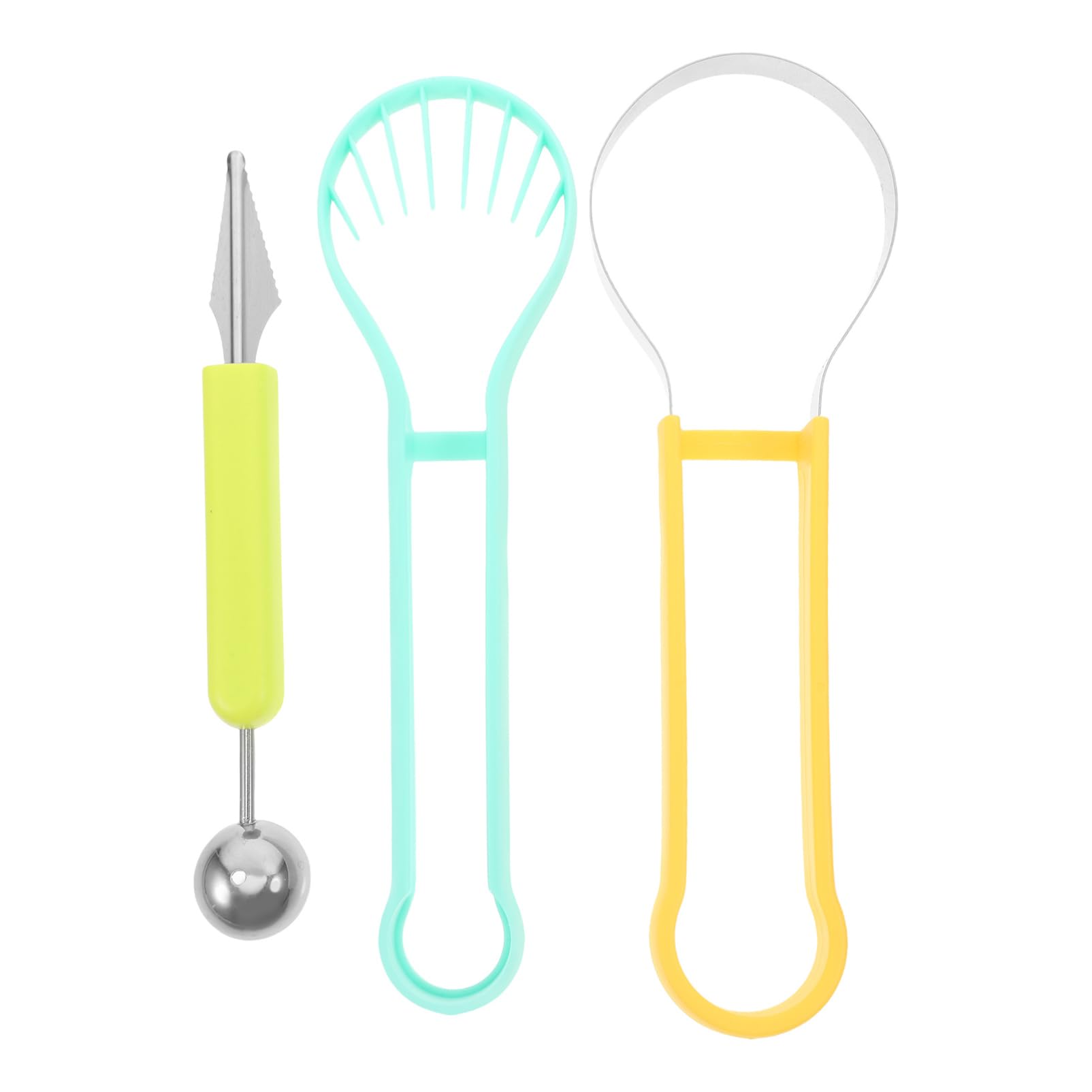 PartyKindom Dual Head Fruit Scooper Melon Baller Slicer Tool for Watermelon Fruit