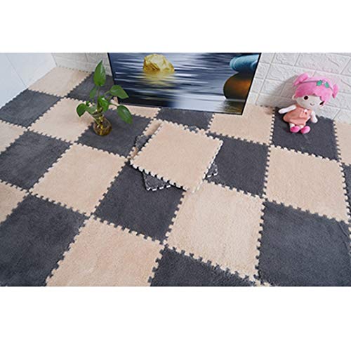 プレイマット フロアマット クッション ベビー セットジョイントマット 大判 無地 カラー サイドパーツ付きない 31*31*1*30 おしゃれ 北欧 抗菌 防臭 シンプル マット 防音 水洗いOK 床暖 子供部屋 キッズ カーペット ラグ パズルマット