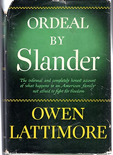 Ordeal by Slander B0007DN41W Book Cover
