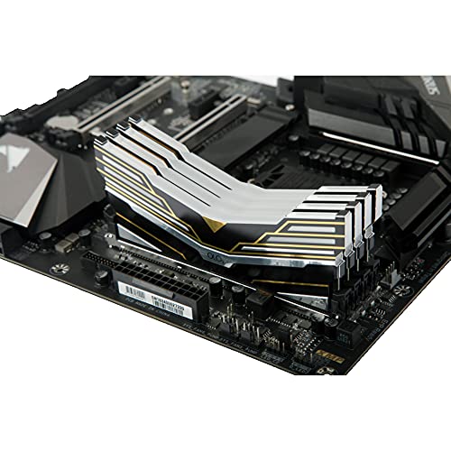 Image of OLOy DDR4 RAM 16GB (2x8GB) Black Warhawk Aura Sync RGB 3200 MHz CL16 1.35V 288-Pin Desktop Gaming UDIMM (MD4U0832161BE0DA)