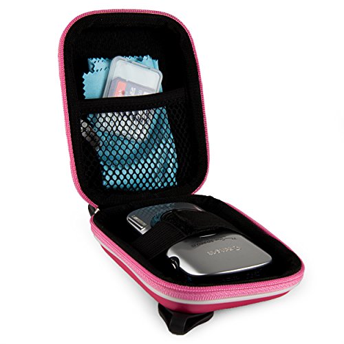 Nylon Pink Compact Digital Point & Shoot Thick Camera Case For Nikon Coolpix S02 S01 S6800 S5300 S5200 S3600 S3500 S30 S70 S100 S2600 S3000 S3100 S3200 S3300 S4000 S4100 S4200 S4300 S6200 S6300 S8200 #TOP4