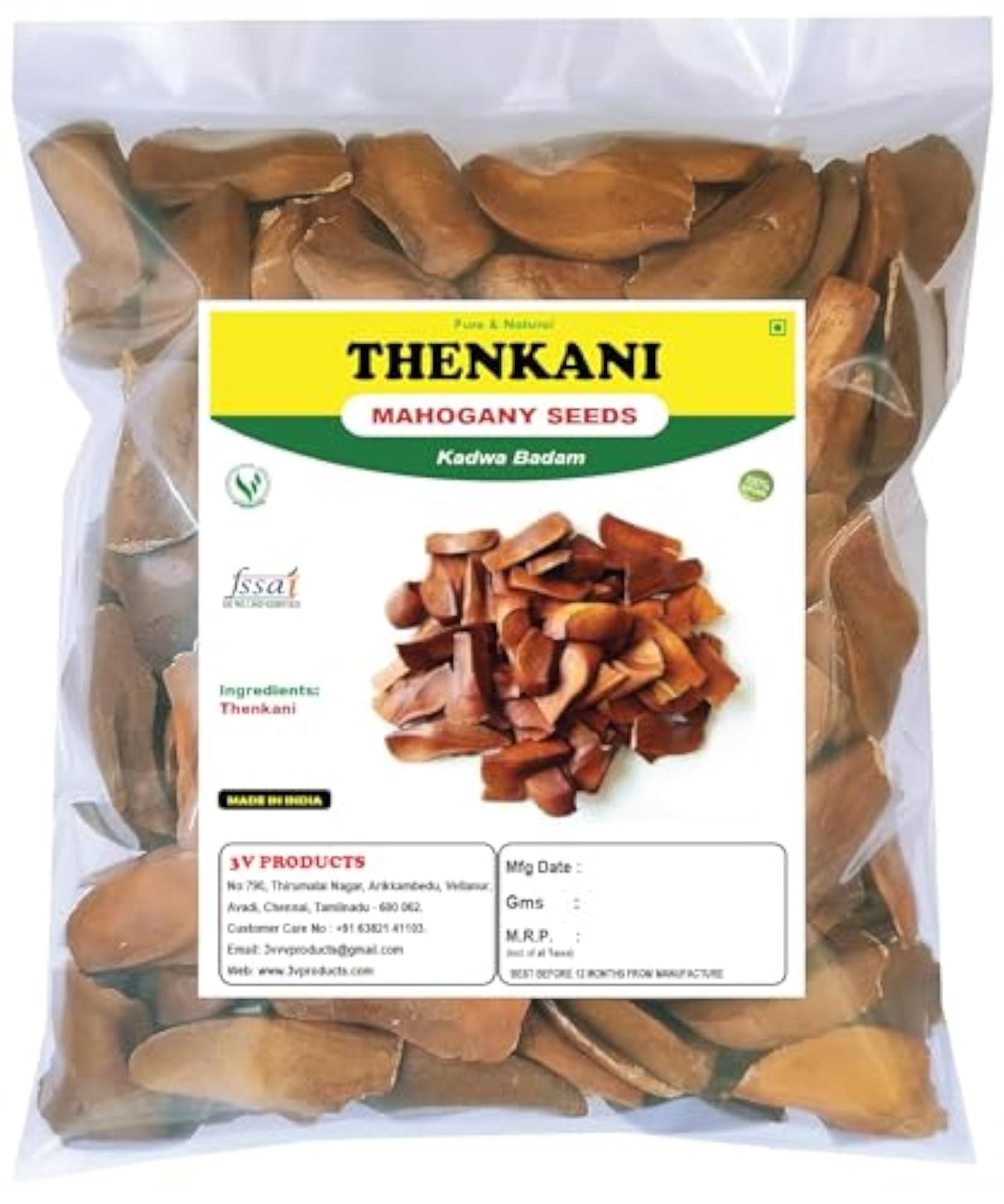 3V PRODUCTS Thenkani - Pack of 2x100g