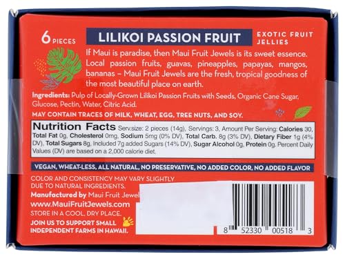 Maui Fruit Jewels, Jaleas de Frutas Exóticas Lilikoi miniatura 2