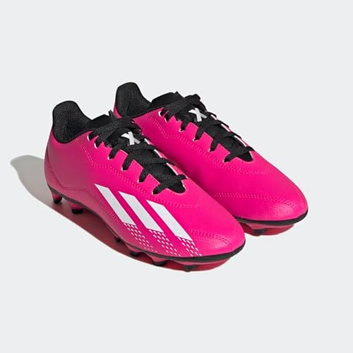 Adidas X Speedportal.4 Flexible Ground Soccer Shoe, Team Shock Pink/White/Black, 4.5 Us Unisex Big Kid #TOP3