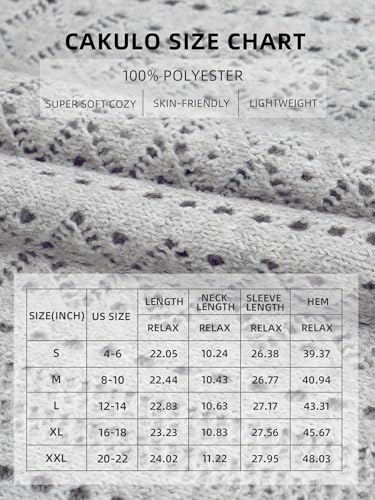 Image of Cakulo Womens Off Shoulder Sweater Top Fall Outfits Fashion 2025 Oversized Knit Batwing Long Sleeve Crochet Pullover Sweaters