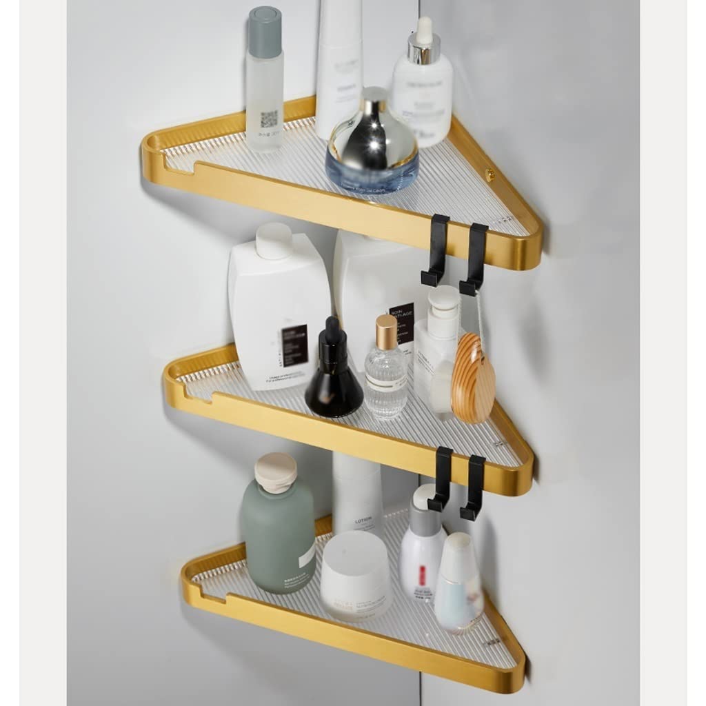 Shower Shelf Corner Corner Shower Caddy Shower Shelf Racks Bathroom Triangle Shelf Corner Shelf with Hooks Shower Caddy
