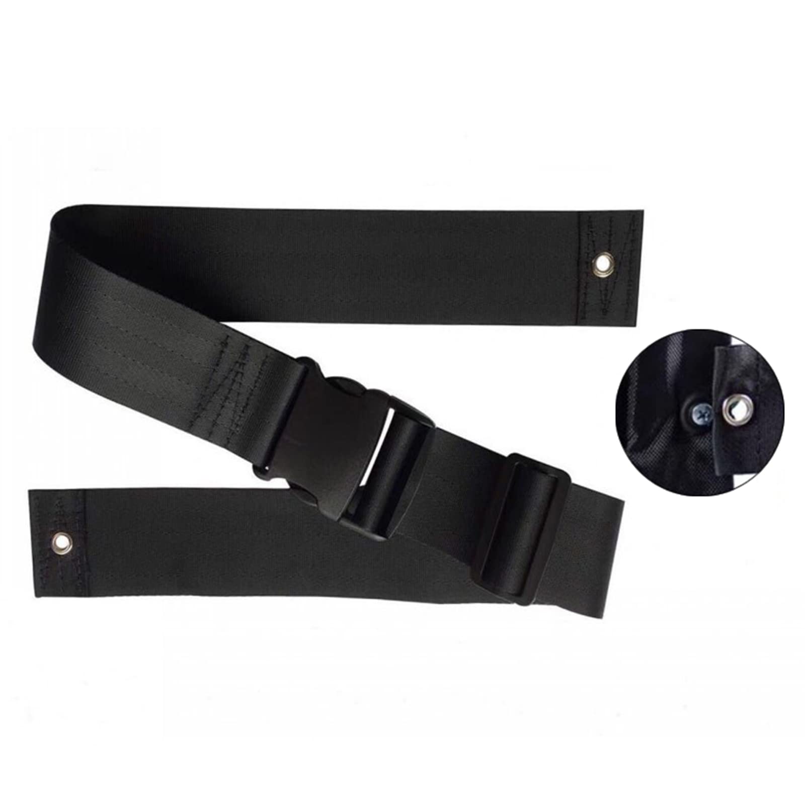 jojomis Los cinturones de seguridad duraderos para silla de ruedas se utilizan para cuidar de los pacientes, correas de arnés de cojín con hebilla de fácil liberación, 2 etapas