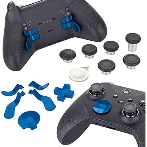 Elite Series 2 Controller Replacement Part Custom Accessory Kit (Xbox One, Xbox Series X), blau Cover