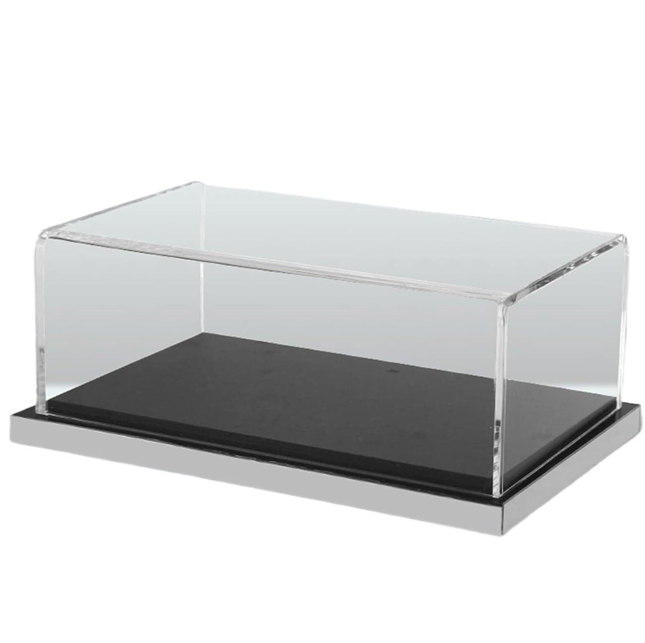 TVANTRUXIS Clear Acrylic Organizer Box, Acrylic Display Case Cube Box Collectibles Storage Clear Multiple Sizes(Clear,20x15x15cm)
