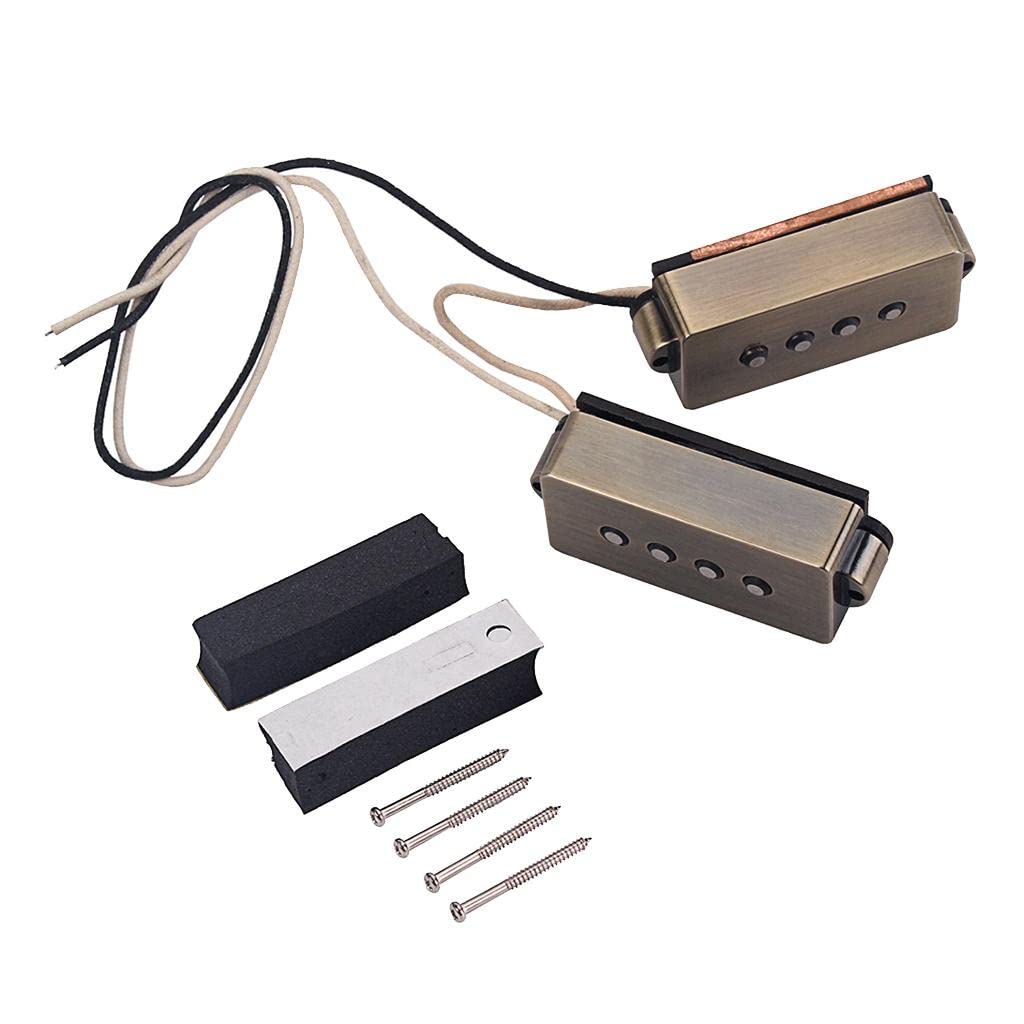 Alnico V 4-saitige P-Bass-Tonabnehmer im Vintage-Stil, Grün