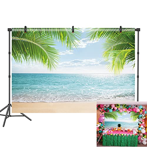 Fondo Fotográfico Playa Tropical 10x8ft para Fotografía miniatura 2