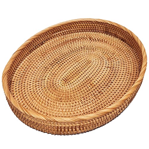 i-lan 17” Extra Large Oval Rattan Countertop...