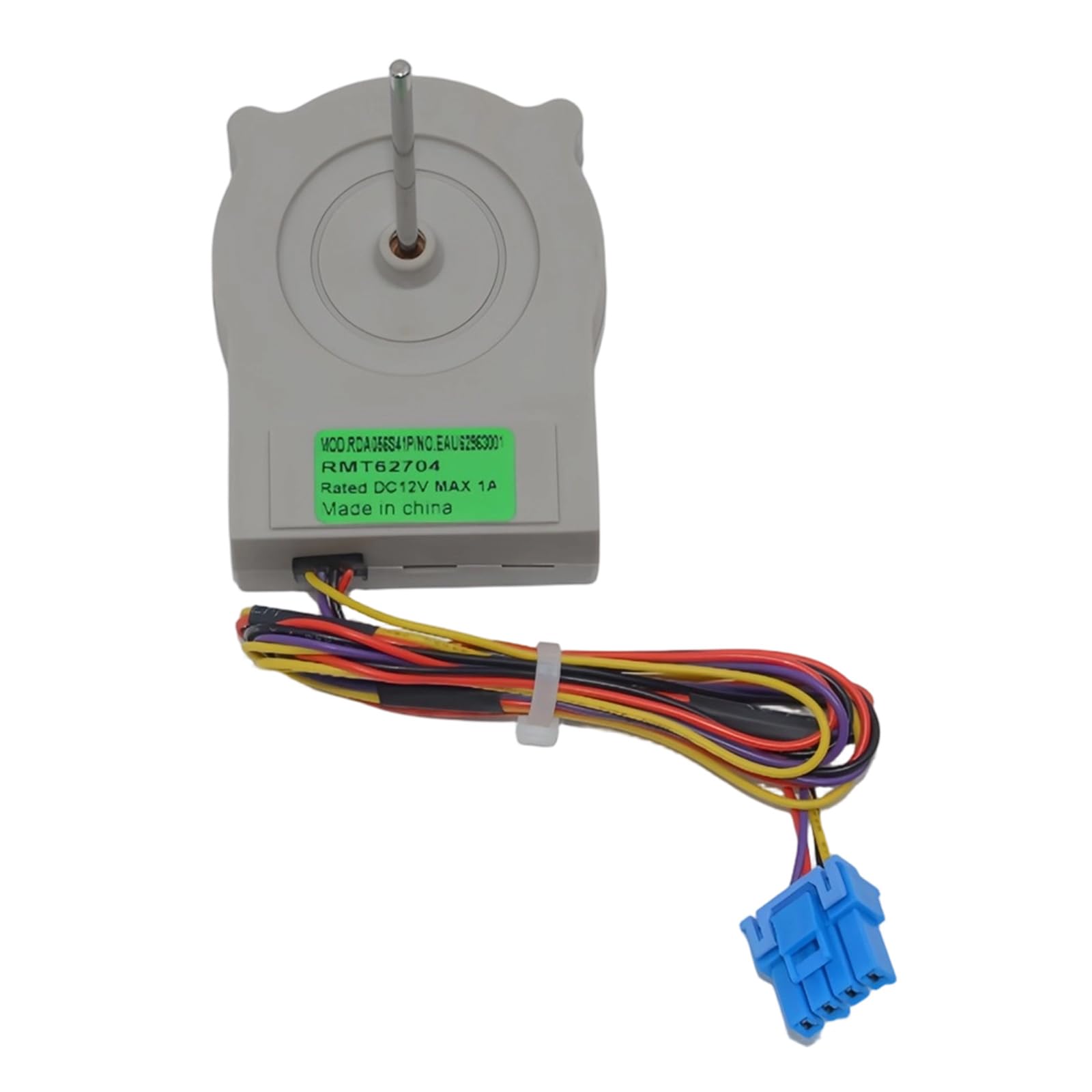 Jazuaiao Refrigerator Evaporator Fan Motor 12V 4Pin Replacement Composite Rust Resistant for EAU62963001 Freezer Refrigerator Fan Motor