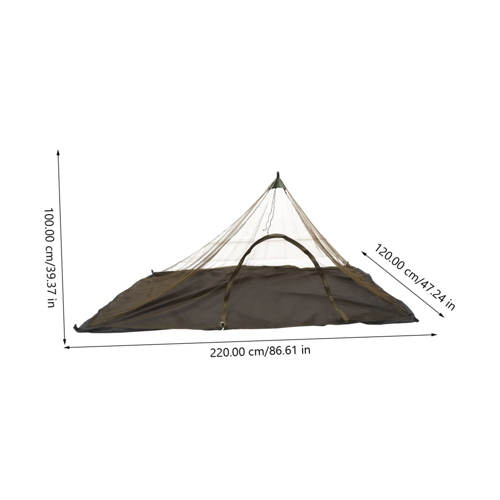 Mikinona Mosquitera Individual para Camping con Puerta de Malla Ligera y Portátil Protectora para Senderismo Pesca y Actividades