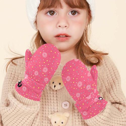 Image of Plaaee Early 1990s Pattern Kids Glove Warm Mitten Winter Favor for Toddler Boys and Girls Children Cold Weather Gloves