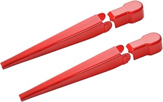 Limpiaparabrisas Cubierta Decorativa Para Limpiaparabrisas De Ventana Delantera De Coche, Accesorio Exterior Para Coche Para Wrangler JK JKU 2007-2017 (Color : Rojo, Talla : 1 UK)