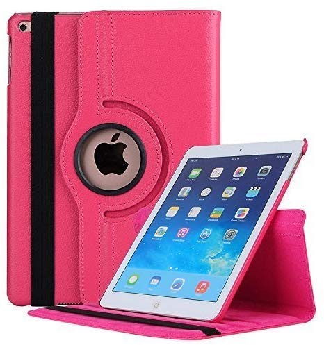 Image of Mcart Premium Flip Air 2 Case for Apple ipad air 2 Covers 9.7 Inch for Apple iPad Air 2 Model. A1566, A1567 ipad 6 (Dark Pink)