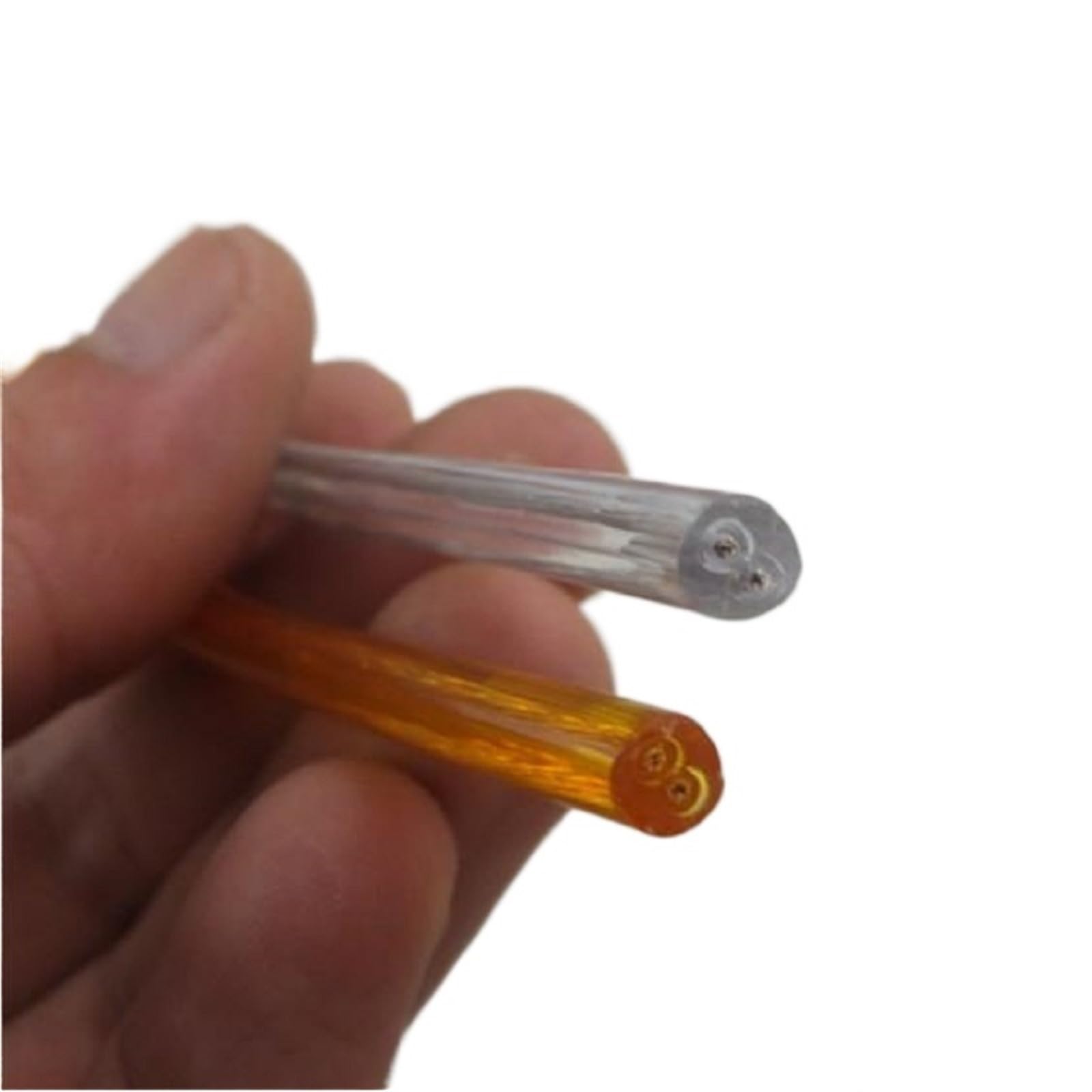 Cavo multi-conduttore per esterni, Cavo elettrico for lampada di illuminazione trasparente 2 x 1,0 mm Cavo di alimentazione dorato trasparente Cavo di illuminazione for lampadario a sospensione piatto