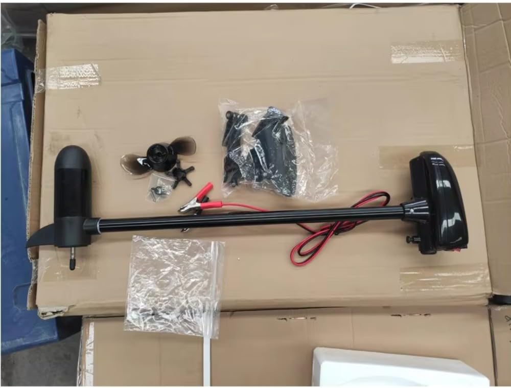 24LBS Trolling Motor for Flap Pedal Kayaks, Electric Kayak Motor with Mounting Kit for Fishing Kayak