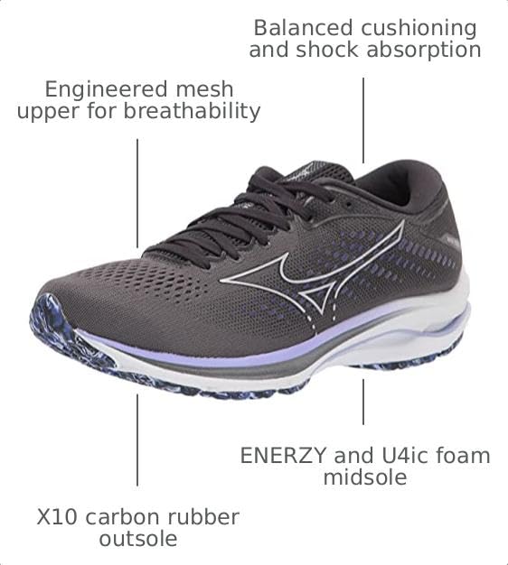Image of Mizuno Women's Wave Rider 25 Running Shoe | Road Running Shoes
