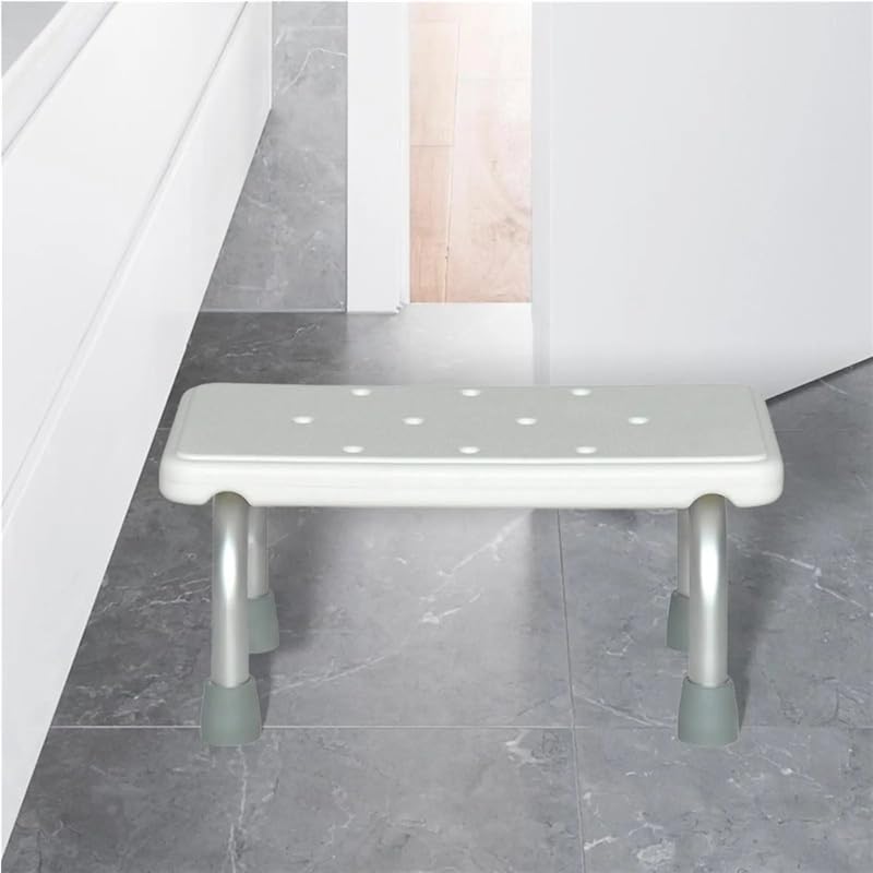Reposapiés de plástico for adultos, taburete de baño con escalón elevado, ayuda for sentadillas, taburete de baño portátil, taburete de baño resistente for adultos, reposapiés antideslizante.
